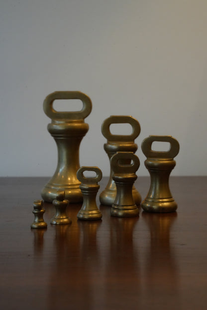 Set of Brass Weights (Imperial).