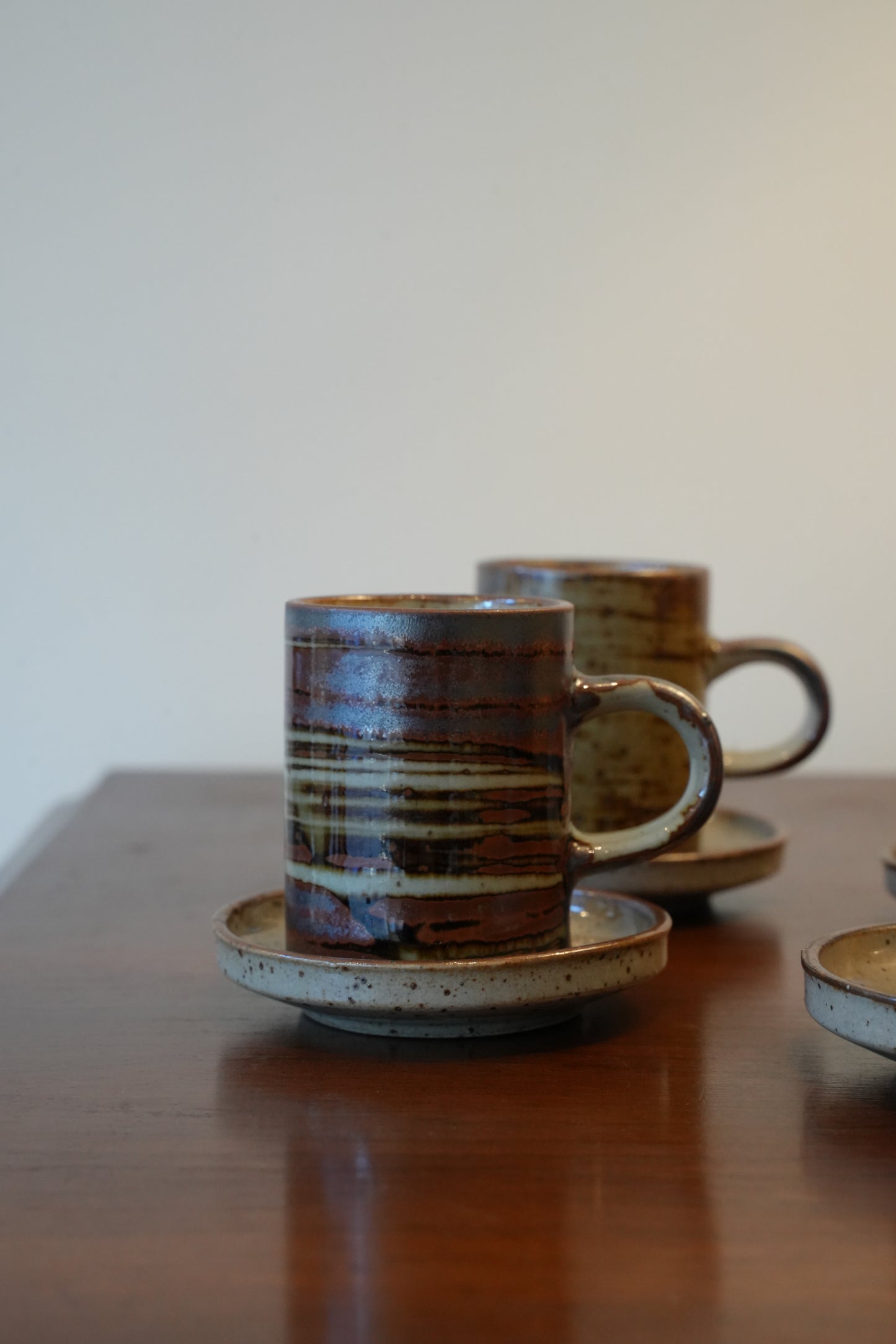 French Espresso Cups & Saucers