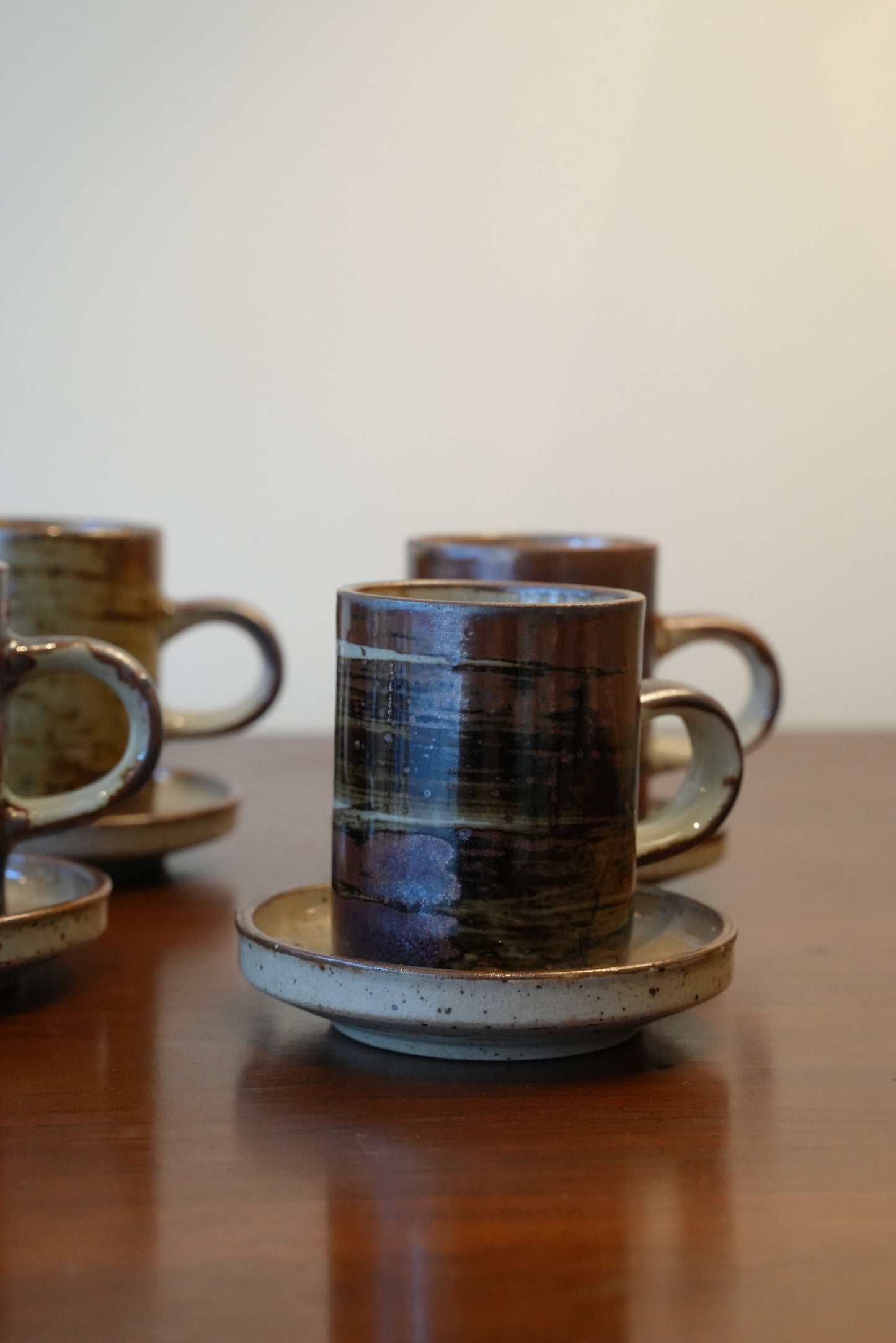 French Espresso Cups & Saucers