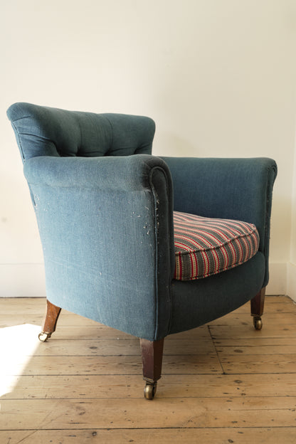 Howard & Sons “Woodstock” Style Armchair.
