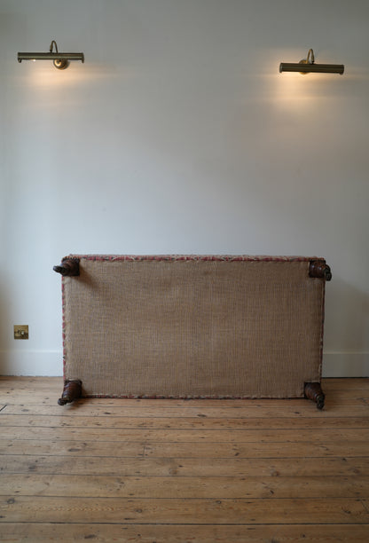 1920s Kilim covered ottoman footstool