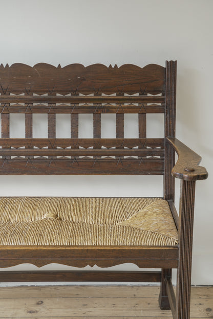 Jugendstil settle / bench.