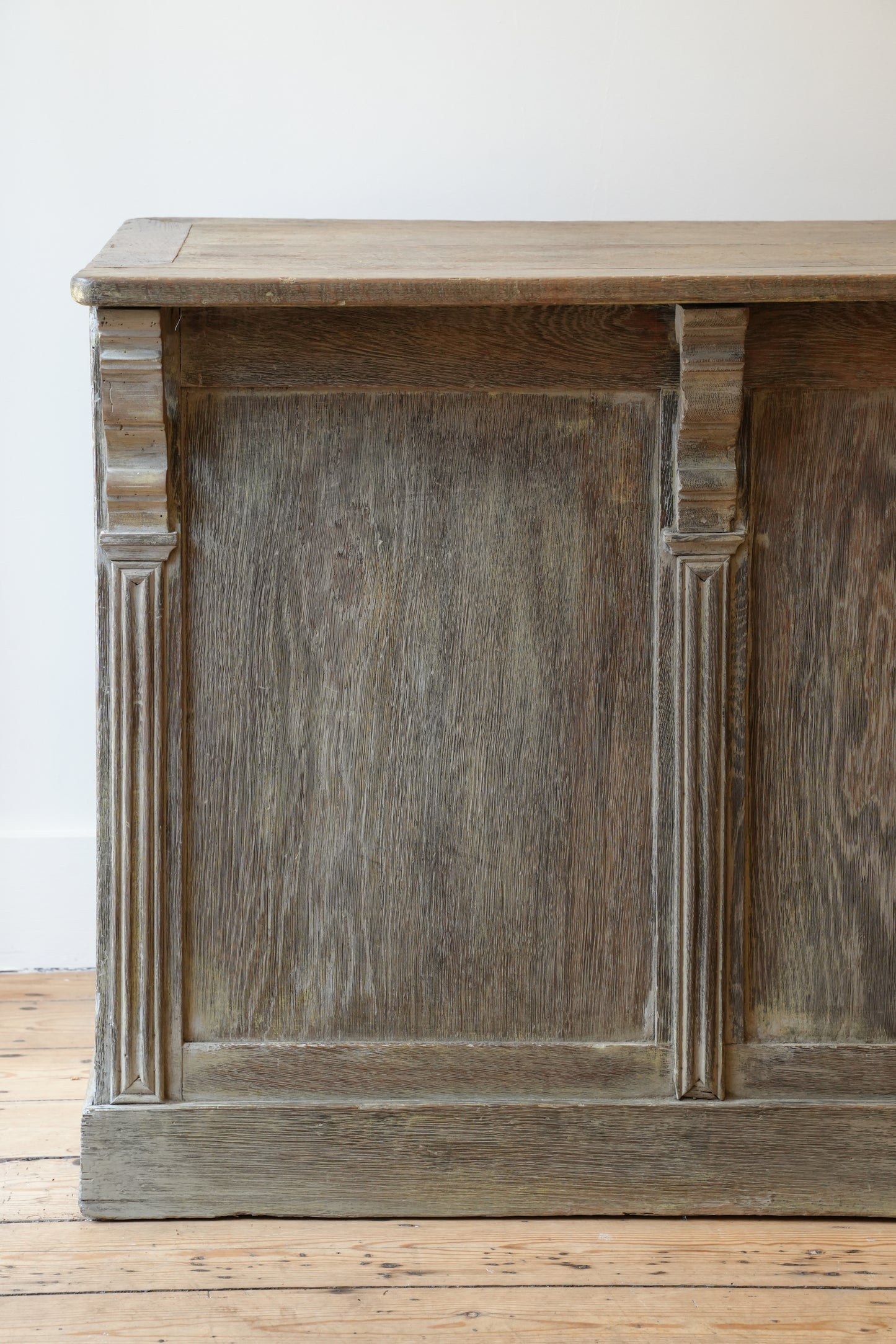 Antique French shop counter.