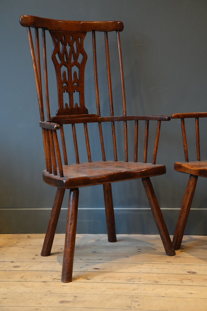 Pair of Windsor chairs