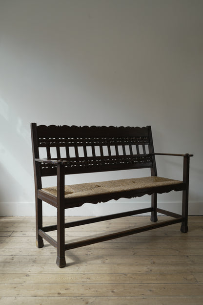 Jugendstil settle / bench.