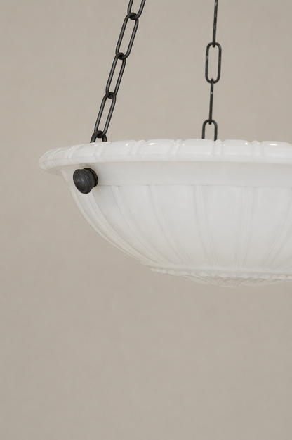 Thick Moonstone Pendant Light.