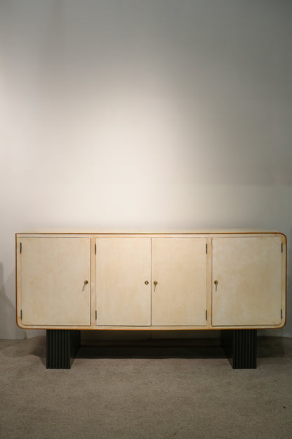 Italian Parchment Sideboard.