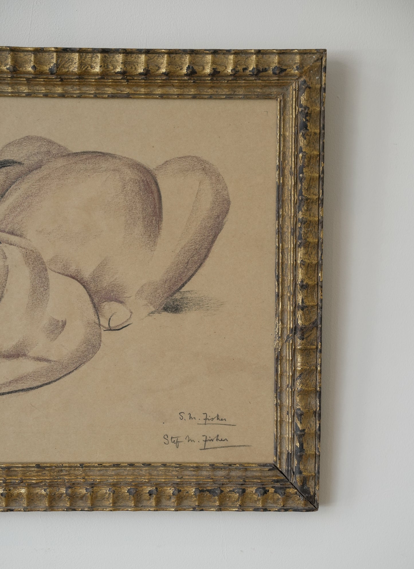 Stefani Melton Fisher (1894–1963) – Original Caracal Study.