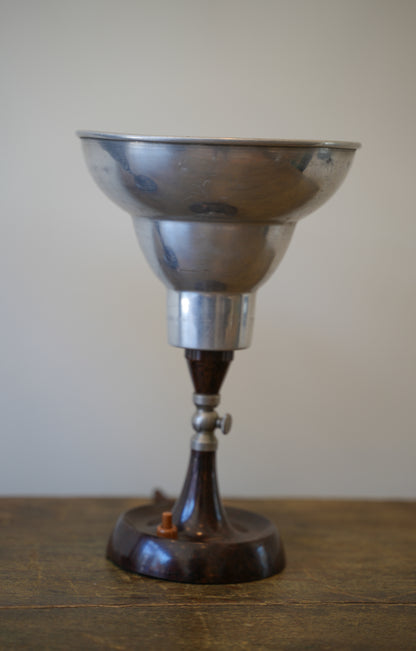 Pair of Bakelite & Chrome Lamps