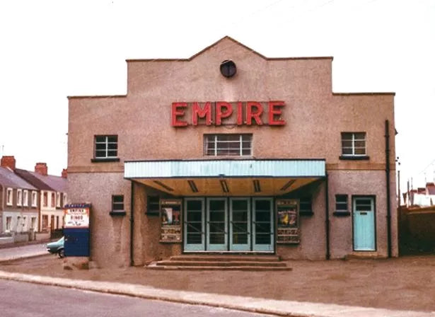 From a Welsh Cinema: A Large Moonstone Plaffonier.