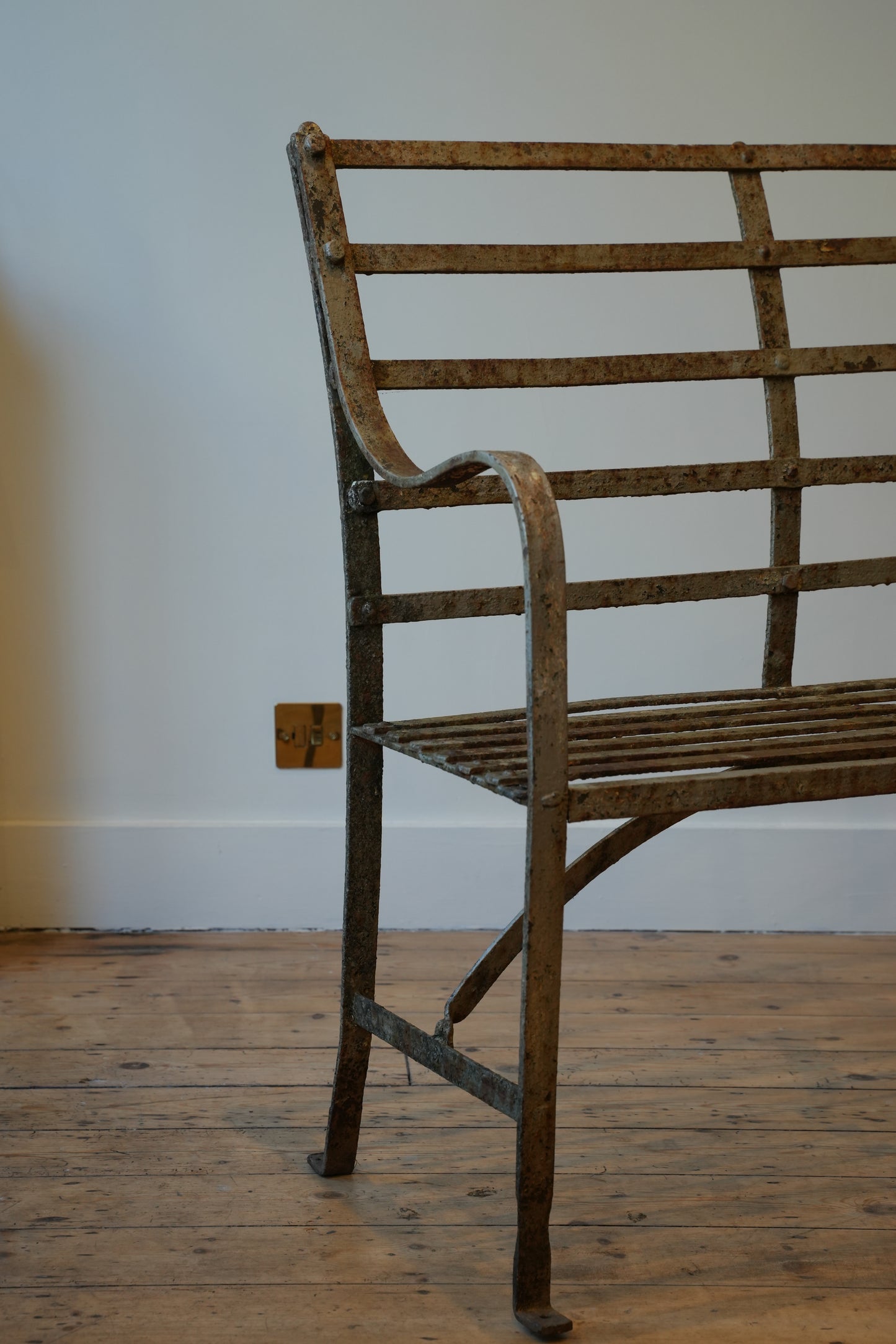 Regency Wrought Iron Garden Bench