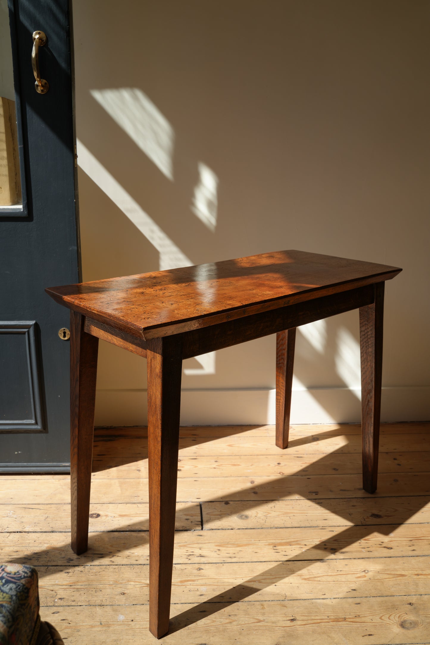 Burr Wood Console / Side Table