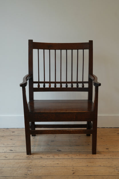 Large 18th C Welsh chair.