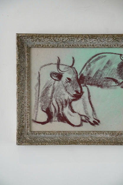 Karl May: Reclining Buffalo.