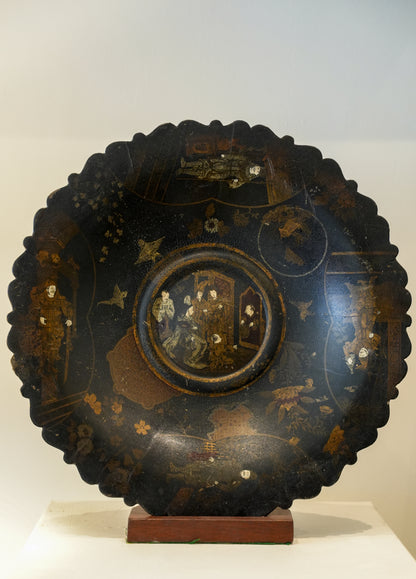 Chinoiserie Footed Bowl.