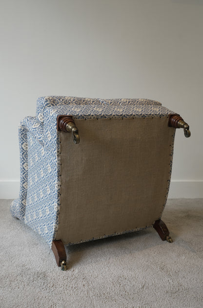 Rare 19th Century Howard & Sons armchair.