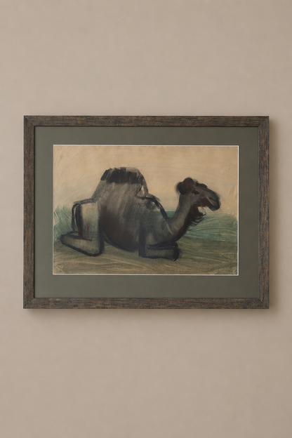 Karl May (1901-1976). Reclining Dromedary.