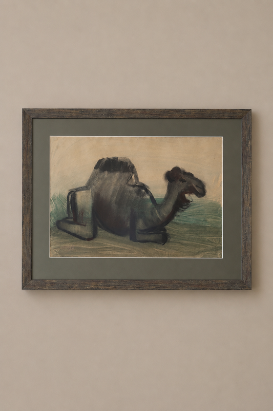 Karl May (1901-1976). Reclining Dromedary.