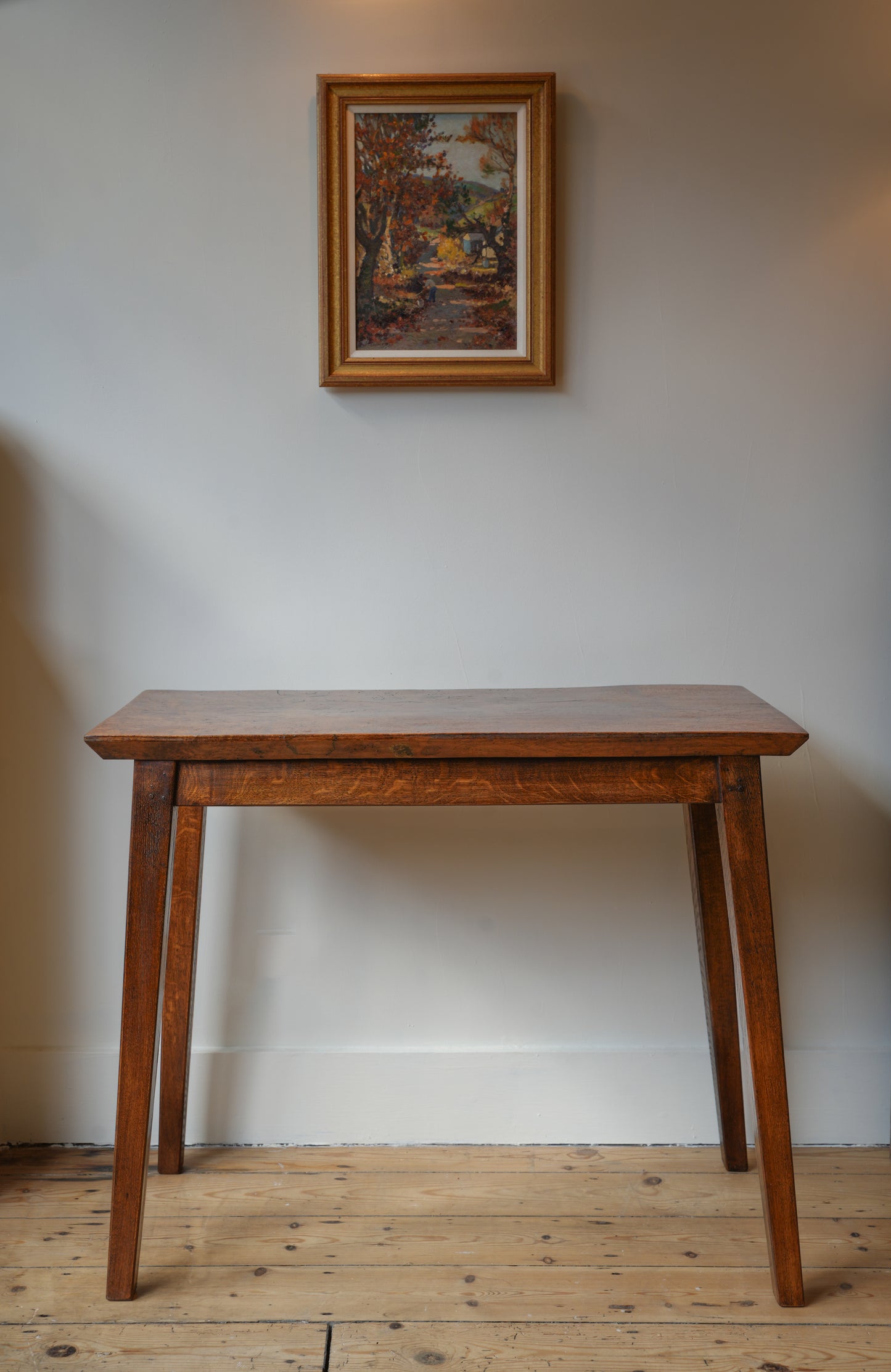 Burr Wood Console / Side Table