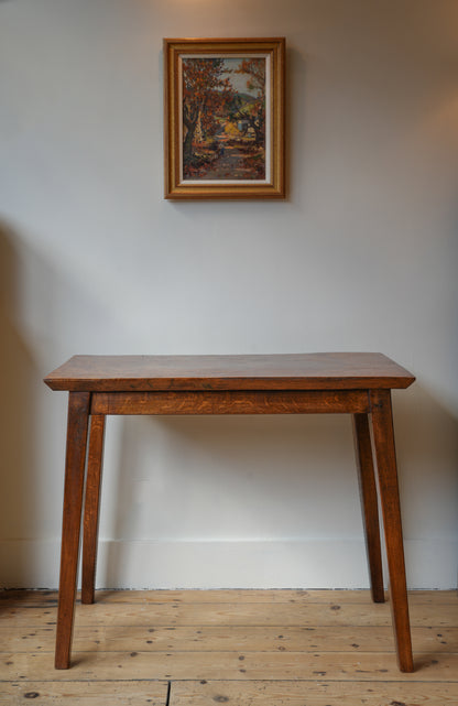 Burr Wood Console / Side Table