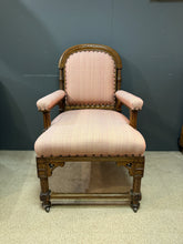 Victorian Gothic Armchair In The Manner Of Pugin