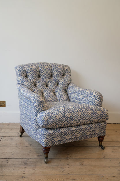 Rare 19th Century Howard & Sons armchair.