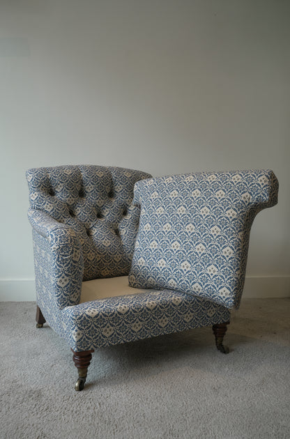 Rare 19th Century Howard & Sons armchair.