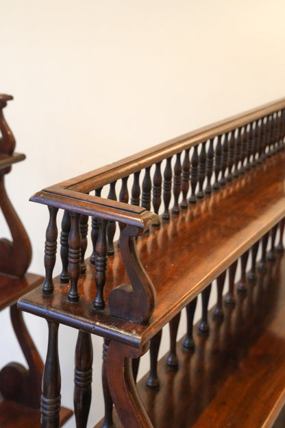 Pair of Waterfall Bookcases