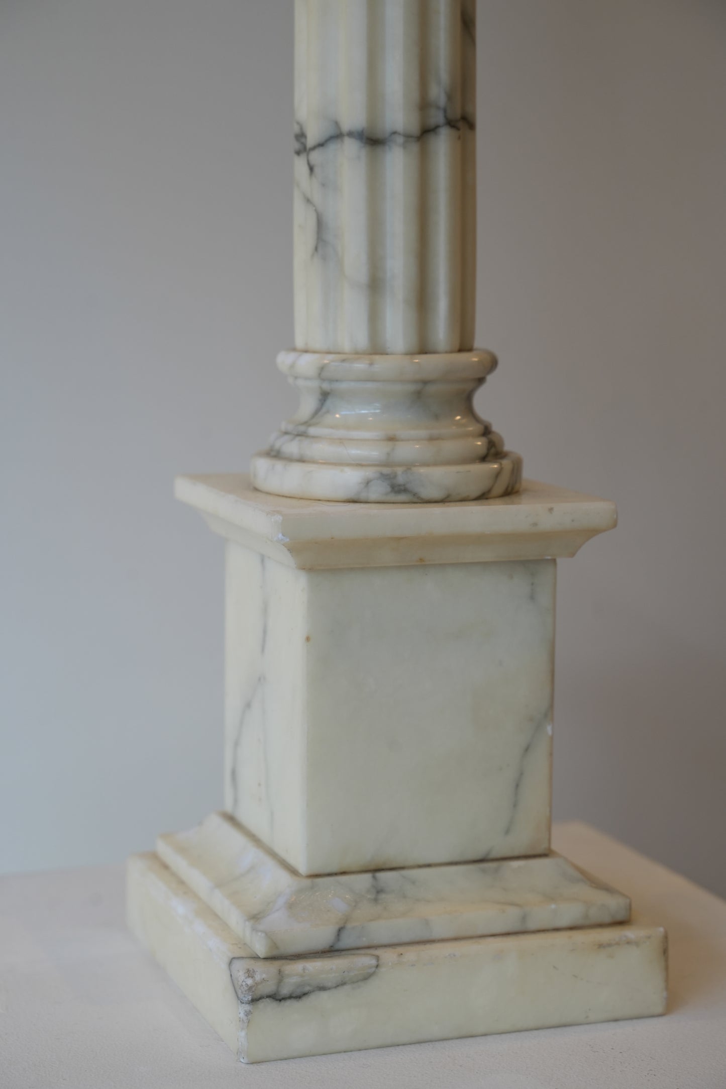 Large Neoclassical Table Lamp.